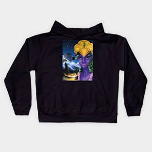 Krya Alien purple Kids Hoodie